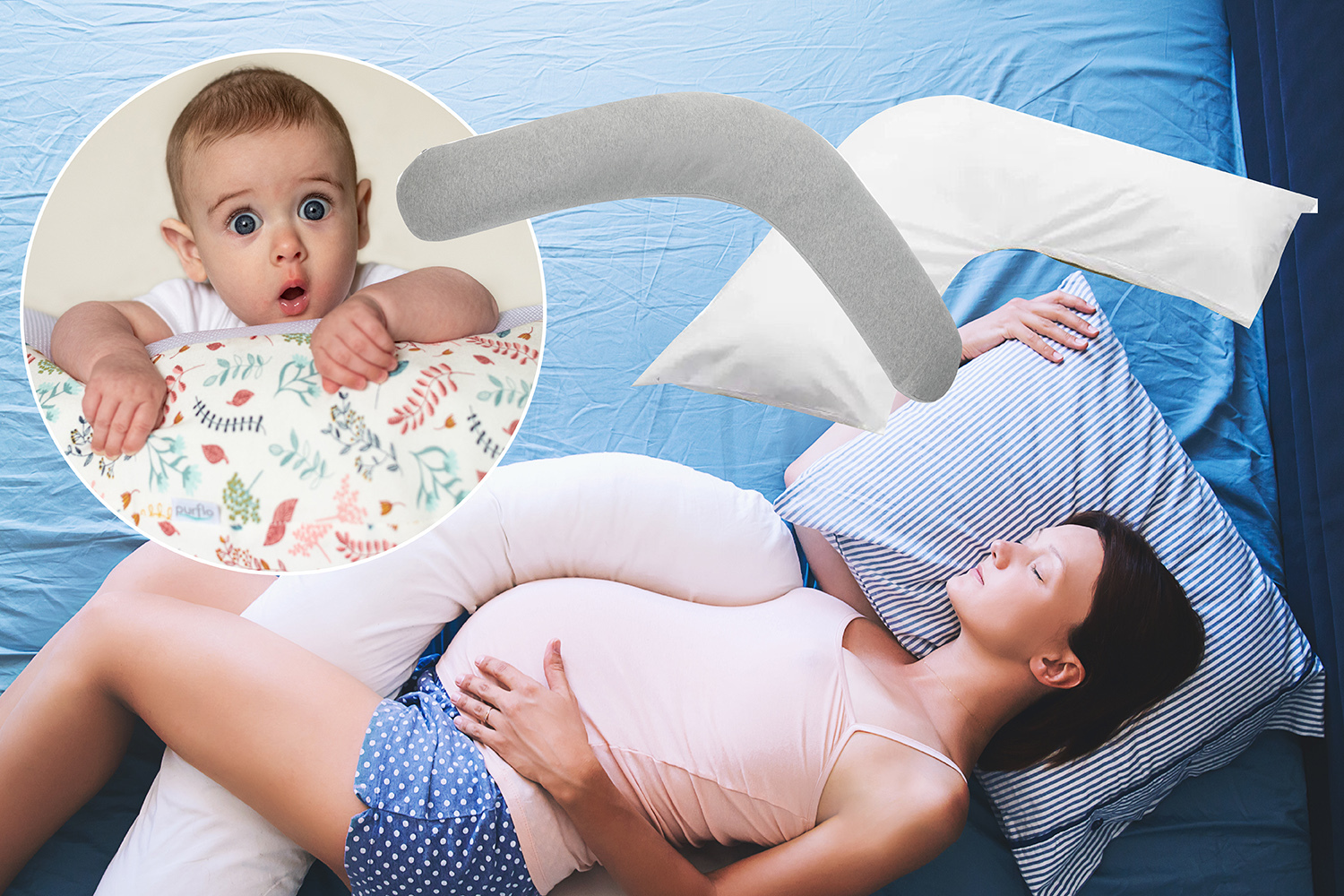 Baby 2024 bump pillow